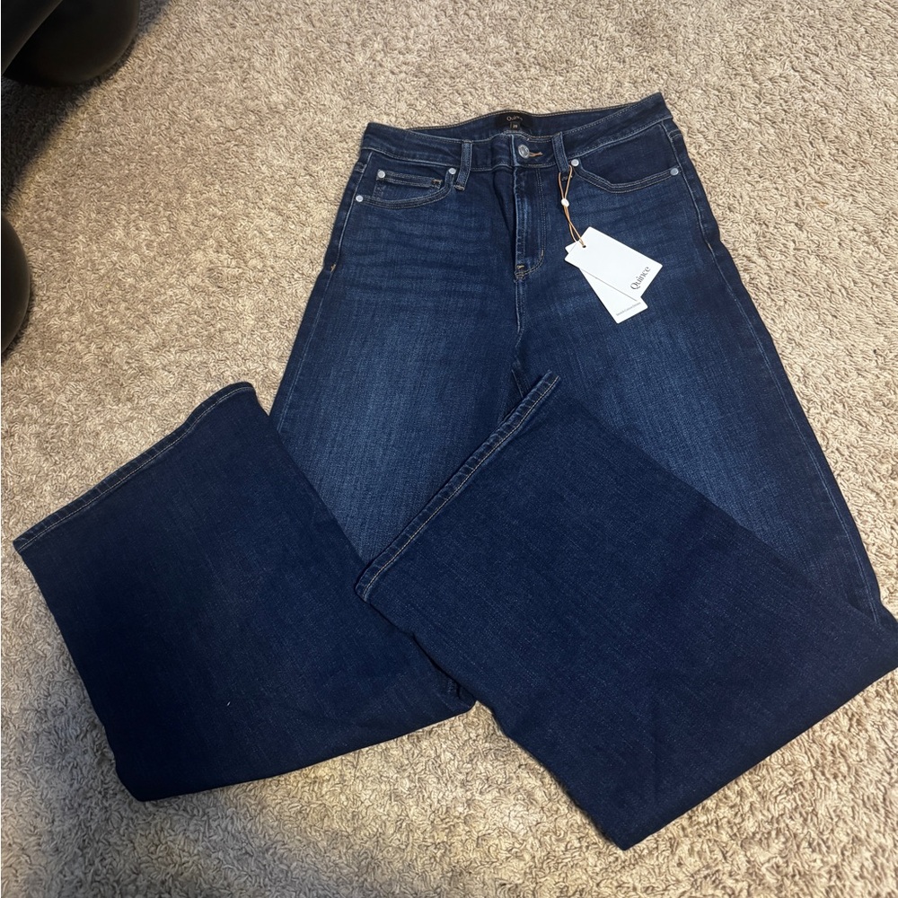 Quince Dark Blue Flare & Wide Leg Jeans
29 Waist 30 Inseam